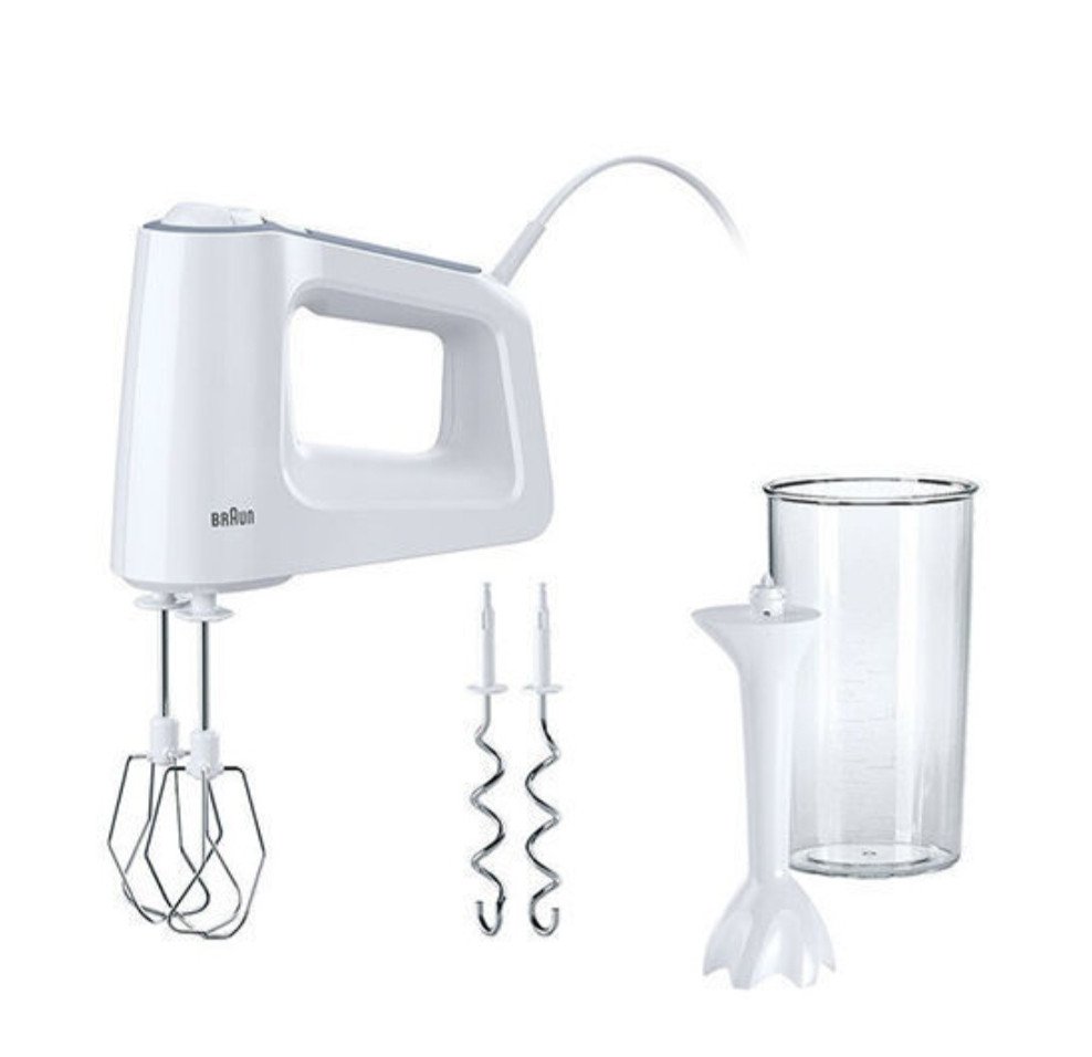 مضرب خفق براون 500 واط ابيض – HM3105