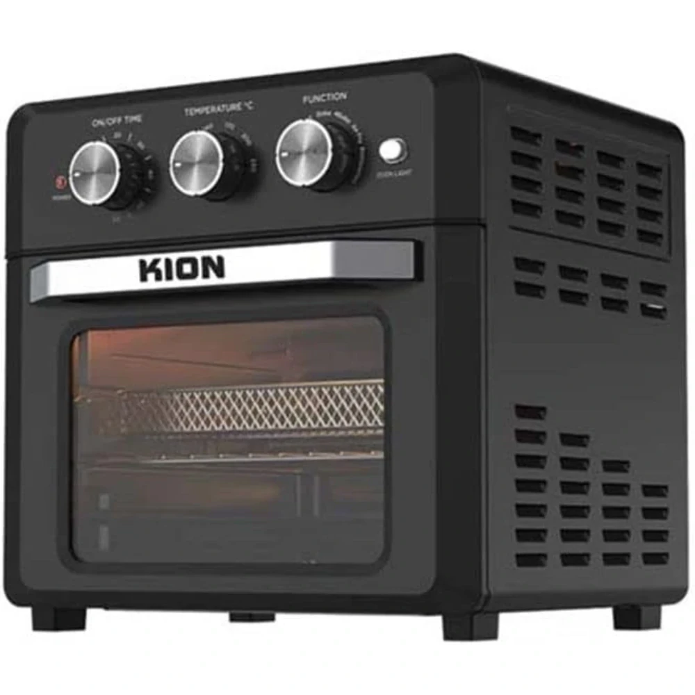 قلايه وفرن  هوائيه كيون 18 لتر 1500 وات اسود KHD/601(B
